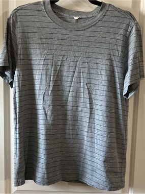 Lululemon Striped Basic Loose Fit Tee